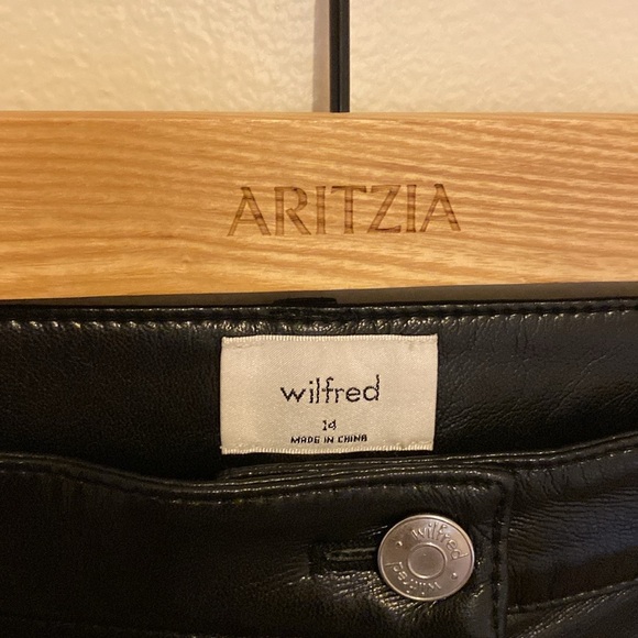 Aritzia Wilfred leather pants. NWOT, size 14 - Picture 10 of 12